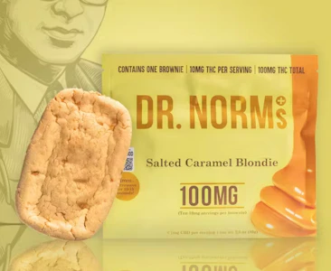DR. NORM'S - Dr. Norms - Salted Caramel Blondie - Solventless- 100mg