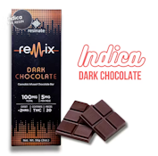Remix Dark Chocolate Bar Indica - 100mg - Resinate