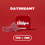 Drops - 2ct. 100mg CBD:100mg THC (Daydreamy) - Cranberry 