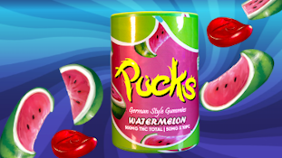 Pucks Watermelon 500mg Gummies