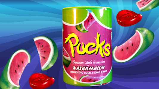 Pucks - Pucks Watermelon 500mg Gummies