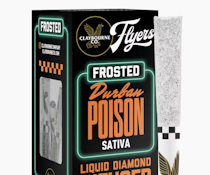 CLAYBOURNE - Infused Prerolls - Durban Poison - Diamond Infused - 5PK - 2.5G