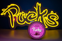 Pucks Hard Candy 100 mg Heirloom Strawberry