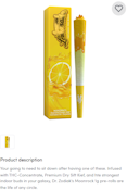 Dr.Zodiak's Infused Preroll .7(4pk) Lynwood Lemonade