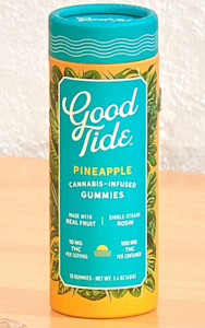 Good Tide - Good Tide - Pineapple Single Strain Rosin Gummies - 100mg