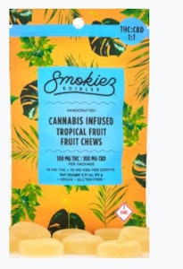 SMOKIEZ - Tropical Sweet Fruit Chews - 100mg