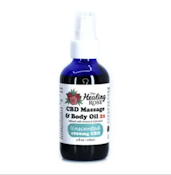 Unscented CBD Massage & Body Oil | 2x Strength | 1000mg