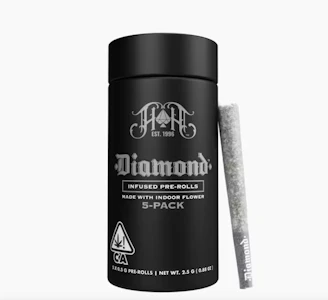 HEAVY HITTERS - Heavy Hitters 5PK Pineapple Beltz Diamond Infused Preroll Pack