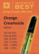 Orange Creamcicle | High CBD & CBG | Full Spectrum Distillate | 510 Vape Cart | 1g