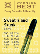 Sweet Island Skunk | High CBG | Full Spectrum Distillate | 510 Vape Cart | 1g