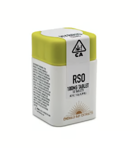 Emerald Bay Extracts - Sour Strawberry (S) | 100mg RSO Tablets | Emerald Bay Extracts