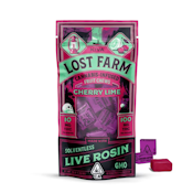 LOST FARM 100mg Cherry Lime GMO Rosin Fruit Chews