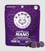 Galactic Grape | Indica | Nano Fast Acting Gummies | 10pk | 100mg