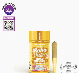 JEETER - JEETER 2.5G Maui Wowie Quad Infused Baby Jeeter Pack 5pk