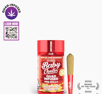 JEETER - JEETER 5PK Apples & Bananas Quad Infused Baby Jeeter Pack