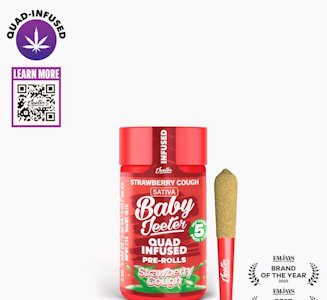 JEETER - JEETER 5PK Strawberry Cough Quad Infused Baby Jeeter Pack