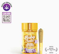 JEETER 2.5G Banana Peel Quad Infused Baby Jeeter Pack 5pk
