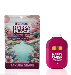 Happy Place - Happy Place 2G Sakura Grape Disposable