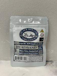 Slack Hollow - Headband - 1g Flower
