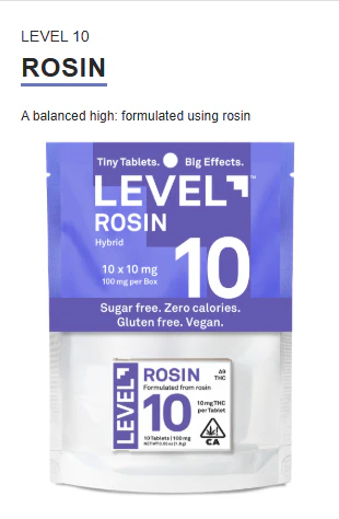 LEVEL - LEVEL - Capsules - Hybrid - 10 - Rosin - 10PK - 100MG Main Image