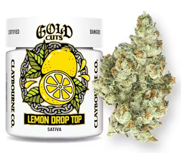 CLAYBOURNE CO. - Claybourne - Gold Cuts - Lemon Drop Top - Flower - 3.5g