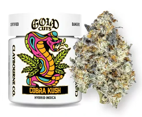 Claybourne Co. - Claybourne - Gold Cuts - Cobra Kush - Flower - 3.5g Main Image
