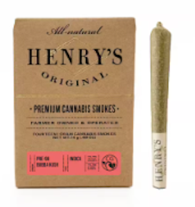 Henry's Original - Henry's Original - Grape Ape - Prerolls - 4pk - 2G