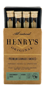 Henry's Original - Henry's Original - Government Oasis - Prerolls - 4pk - 2G