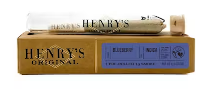 Henry's Original - Henry's Orinigal - Blueberry - Preroll - 1g