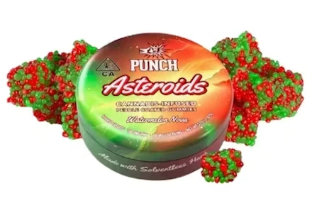 PUNCH EDIBLES & EXTRACTS - Punch - Asteroids - Watermelon Nova - Pebble Gummy - 10pk -100mg