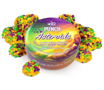 PUNCH EDIBLES & EXTRACTS - Punch - Asteroids - Galatic Fruit Punch - Pebble Gummy - 10pk -100mg