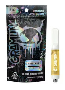 GRAMLIN - Gramlin - Cartridge - Grape Gas Live Rosin - 1G