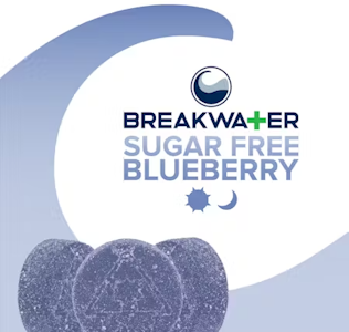 Breakwater - [MED] Breakwater | Sugar-Free Blueberry |  100mg/10pk Gummies