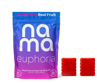 Nama | Edibles | Gummies - Euphoria Fresh StrawBerry | 100mg