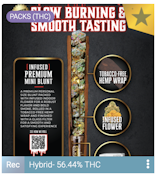 Packswoods- Packarillos- Purple Zaza - 1g Infused Blunt