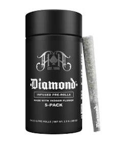 Heavy Hitters | Pre-Roll | Infused Diamond - Womac 5pk | 2.5g