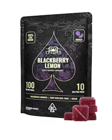 Heavy Hitters | Edibles | Live Rosin Gummies - Blackberry Lemon | 100mg