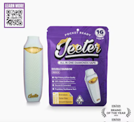 JEETER 1G AIO Double Rainbow Liquid Diamonds Disposable