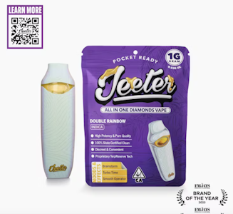 JEETER - JEETER 1G AIO Double Rainbow Liquid Diamonds Disposable