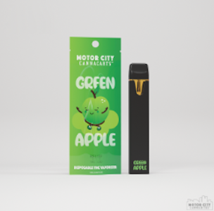 MOTORCITY CANNABITES - Motor City - Green Apple 1:1 1G Disposable
