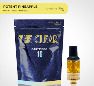 THE CLEAR - The Clear | Potent Pineapple | 1g Cartridge