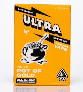 CLSICS - Ultra - Live Rosin/Resin - Pot of Gold - RTU - 1g
