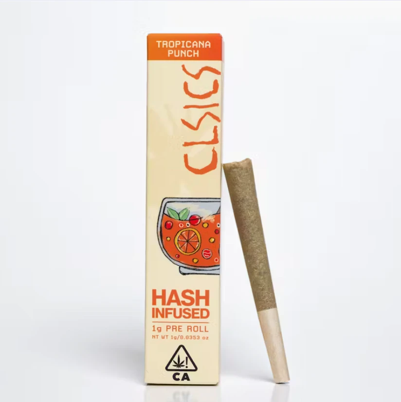 CLSICS - CLSICS - Tropicana Punch - Hash Preroll - 1g Main Image