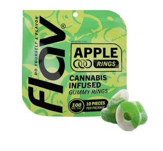 FLAV - Apple Rings  - 100mg Gummies