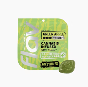 FLAV - Green Apple Relief - 100mg Gummies