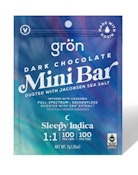 Sleepy Indica Dark Chocolate Mini Bar 1:1 (CBN/THC) - 100MG