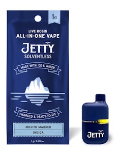 Jetty - Mojito Marker Solventless Live Rosin 1G Mini Tank AIO Vape