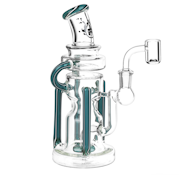 Pulsar Wig Wag Space Station Recycler Glass Dab Rig