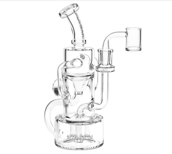PULSAR - Pulsar Debonaire Diamond Triple Perc Glass Recycler Dab Rig