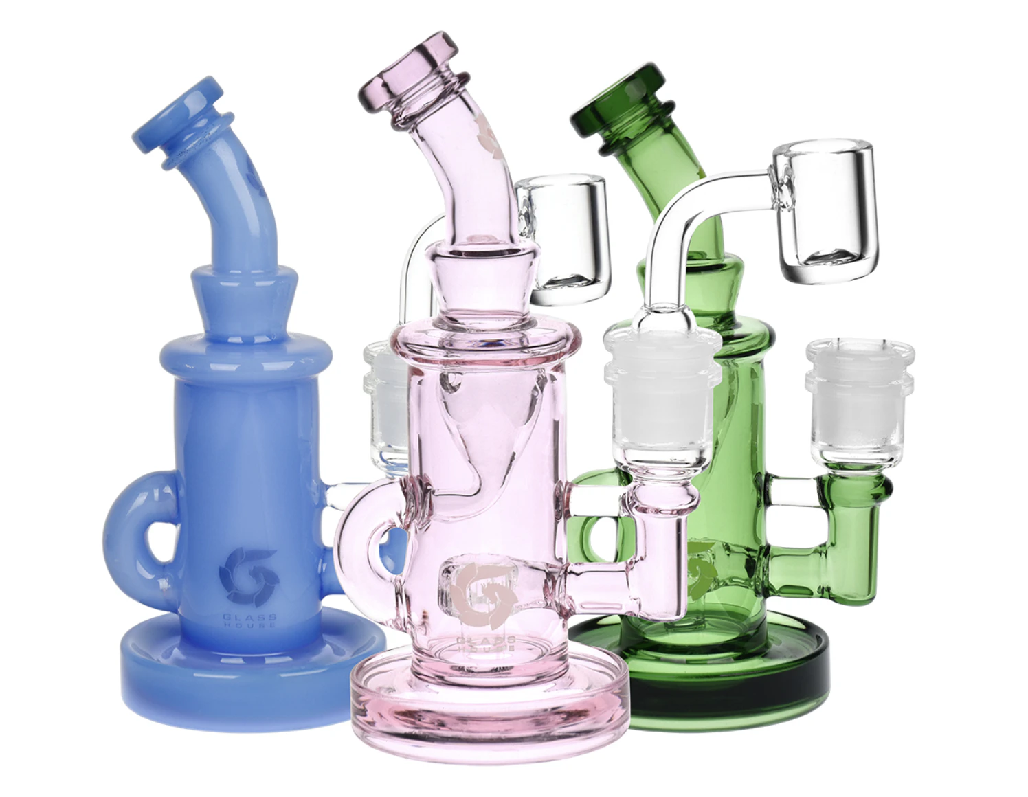 House Of Glass - Glass House Mini Incycler Rig Main Image